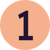 Icon for number 1